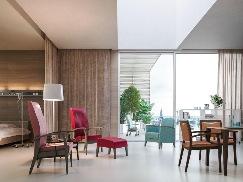 PIAVAL Кресло Recliner из ткани на колесиках Relax transfer | health & care 16-6/rg - Вид №7