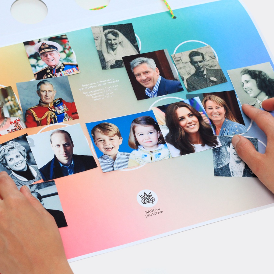 O450 Коллаж-семейное древо true family BadLab  - Вид №1