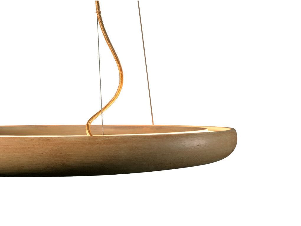 Деревянный светодиодный подвесной светильник Lampex Italiana ANELLO ARCH-00049687 - Вид №1