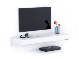 Подвесной ТВ-шкаф в облагороженном