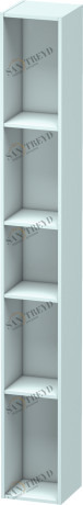 LC120600909 L-Cube Элемент полки (вертикальный) Светло-голубой матовый декор Duravit