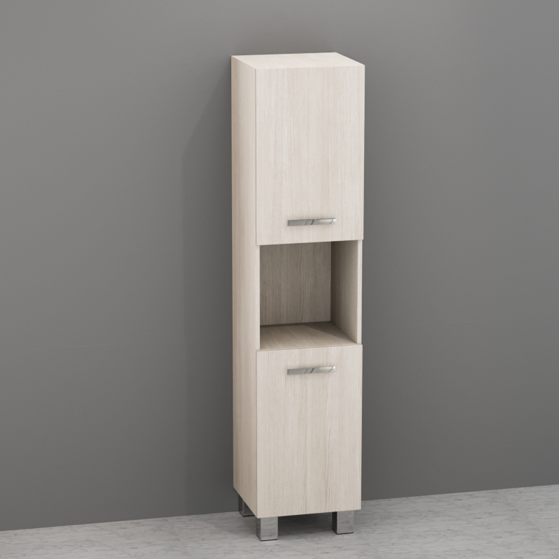 992149 Шкаф коллона напольный 40x38x179 40 см цвет Светлый дуб Kerasan Aquadom Италия