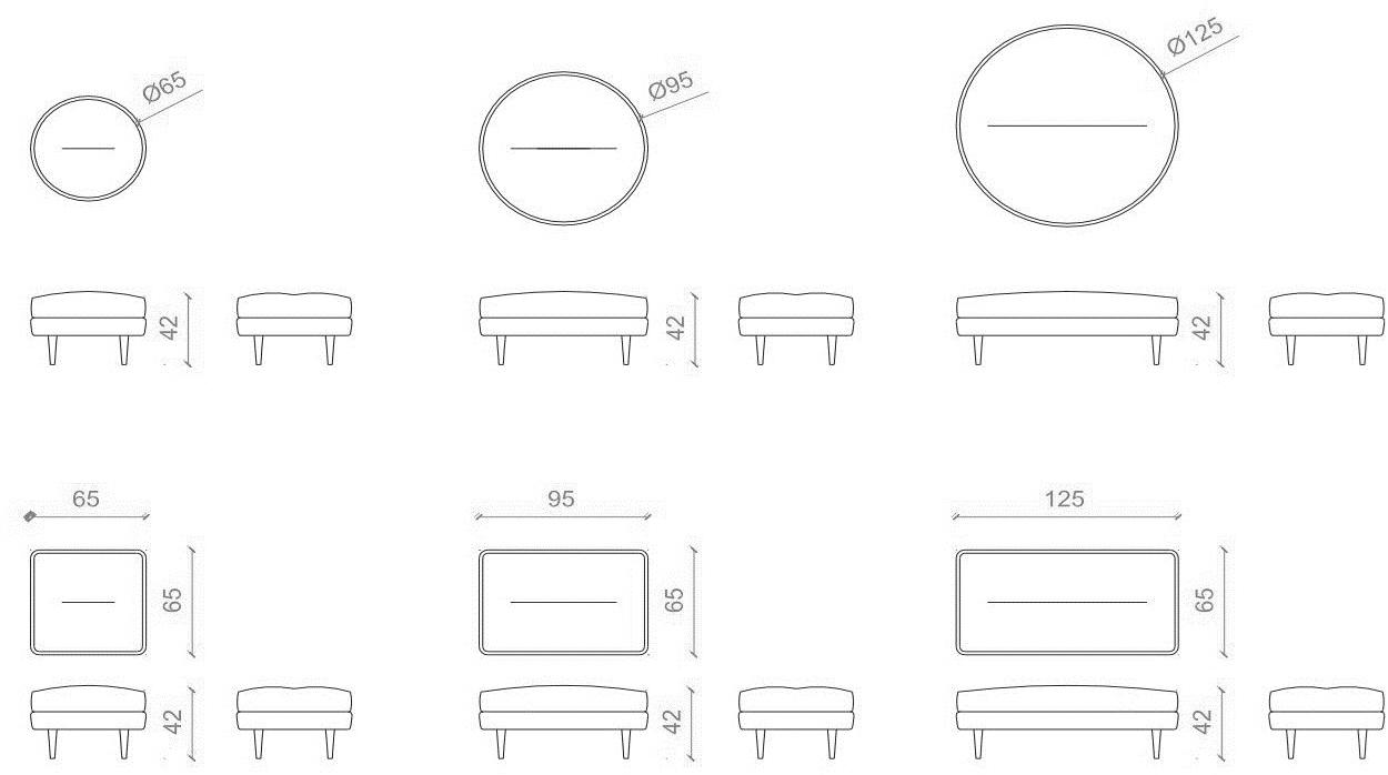 B&T Design Подставка для ног из ткани Boom sun-id-1446496 - Вид №3