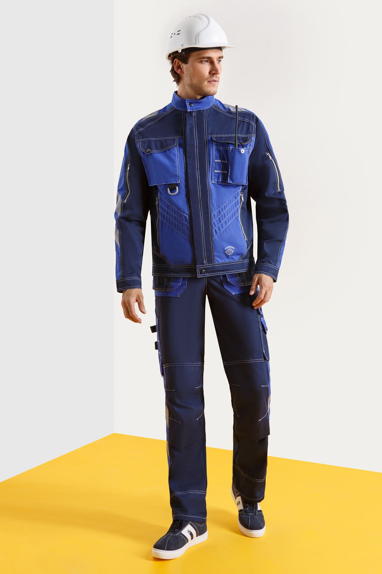 68809 Костюм "Прогресс" темно-синий с васильком  Летняя спецодежда  размер 52-54/182-188  - Вид №7