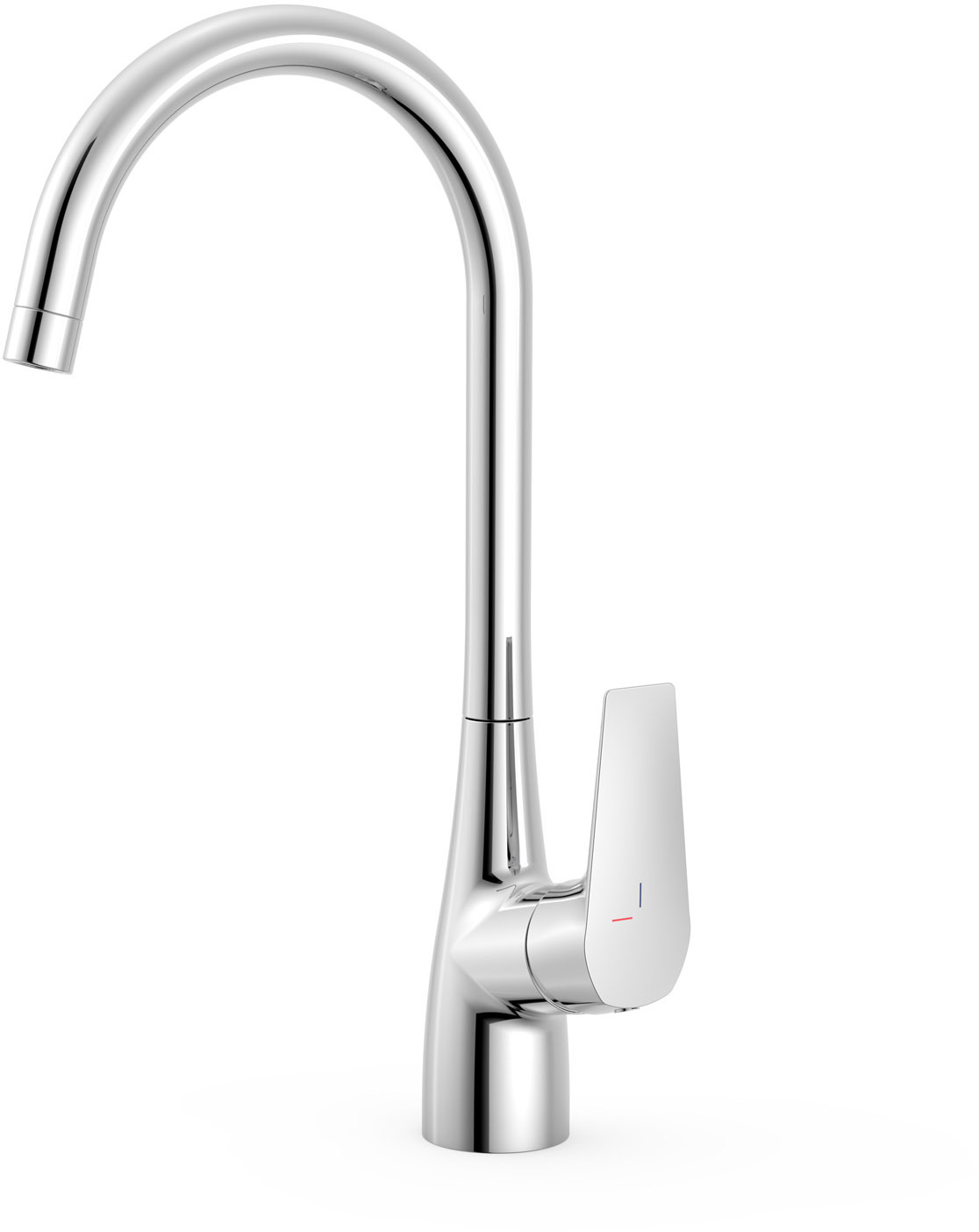 Смеситель для умывальника CANIGÓ PLUS XXL с одной ручкой и боковым рычагом-21830803 TRES