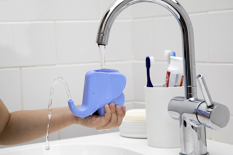 PE619 Емкость для ополаскивания рта jumbo jr. голубая Peleg Design  - Вид №8