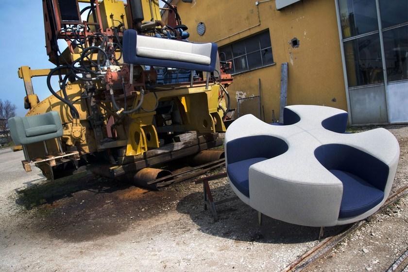 Adrenalina Кресло из ткани с подлокотниками Otto sun-id-1470434 - Вид №2