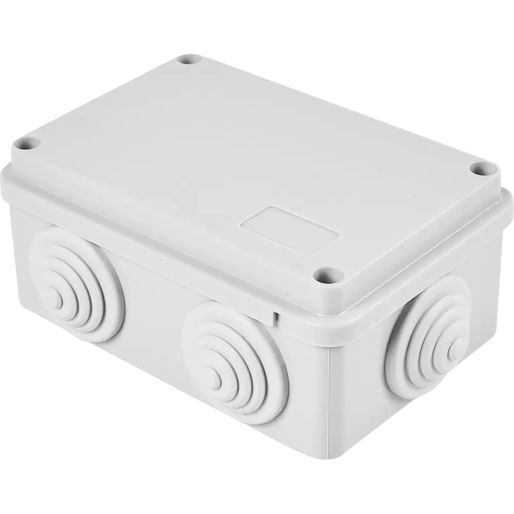 Распределительная коробка Lexman открытого типа 120×80×50 мм 88460773 STLM-1103935