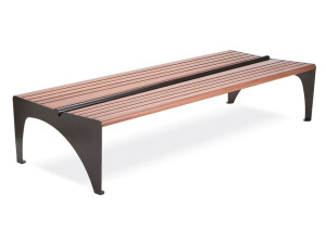 Деревянная скамья без спинки