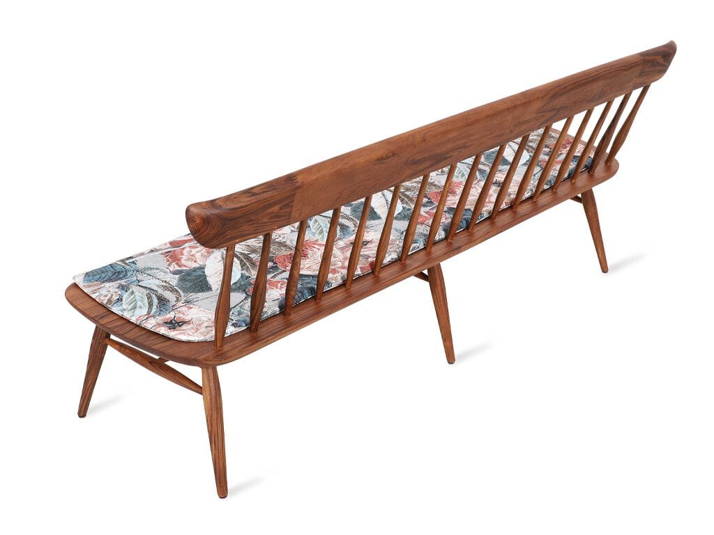 Скамейка из тикового дерева со спинкой Alankaram BUYUK ARCH-00098749 - Вид №8