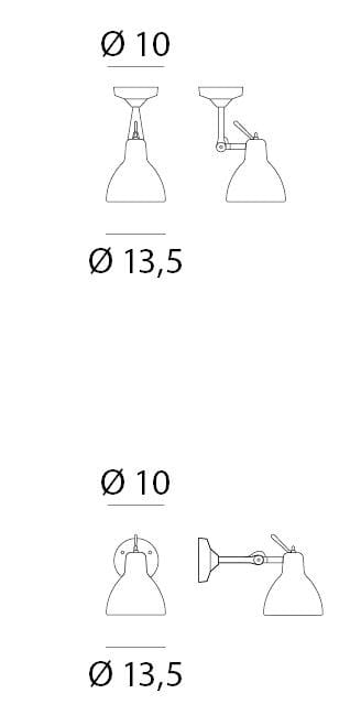 Регулируемая витражная настенная лампа Rotaliana Luxy ARCH-00141441 - Вид №3