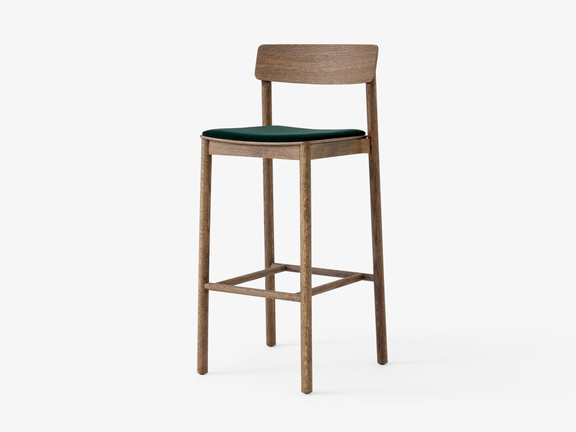 Твердый деревянный барный стул с мягким сиденьем &Tradition Betty ARCH-00140358 - Вид №2