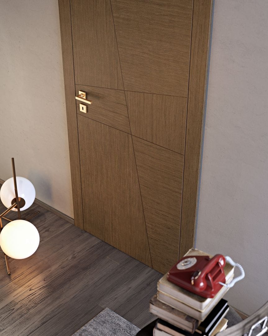 Распашная дверь из шпона Pail Serramenti INTARSIO PALERMO ARCH-00108202 - Вид №1