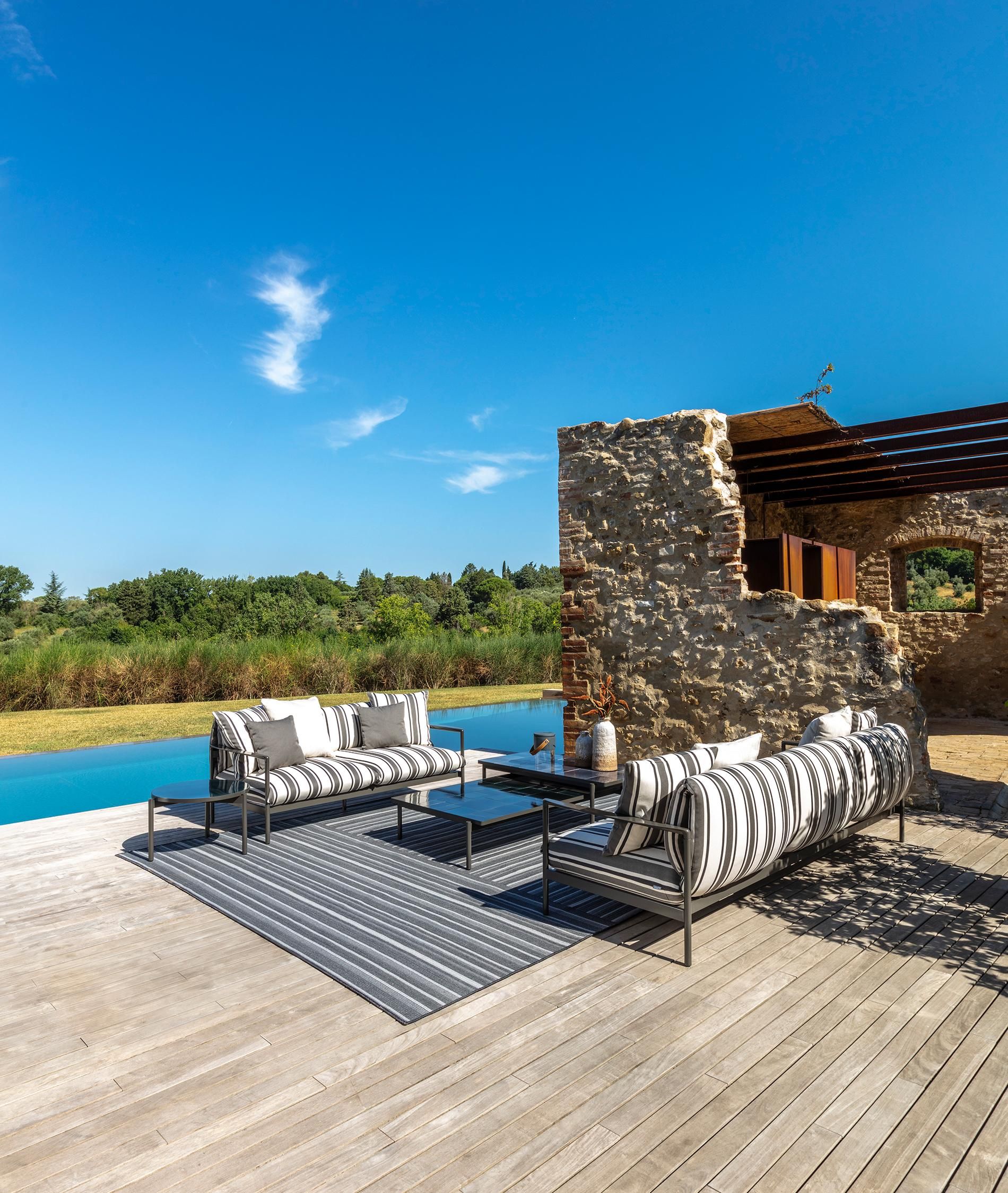 Алюминиевый квадратный садовый стол Talenti Nalu ARCH-00054689 - Вид №3