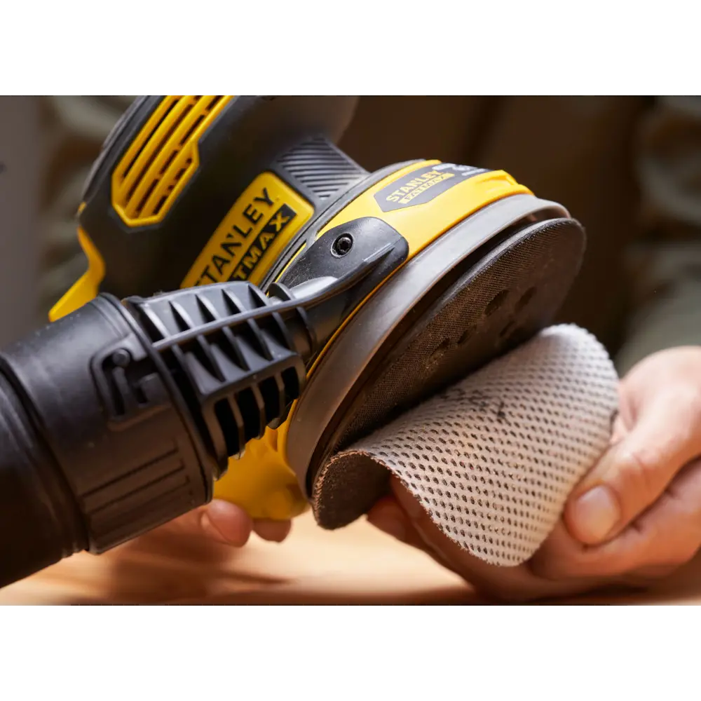 Эксцентриковая шлифмашина Stanley Fatmax SFMCW220B-XJ SF, 125 мм, 18 В, без АКБ и ЗУ STLM-2201220 - Вид №12