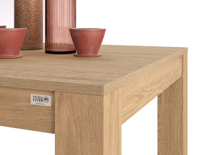 Прямоугольный обеденный стол из дуба