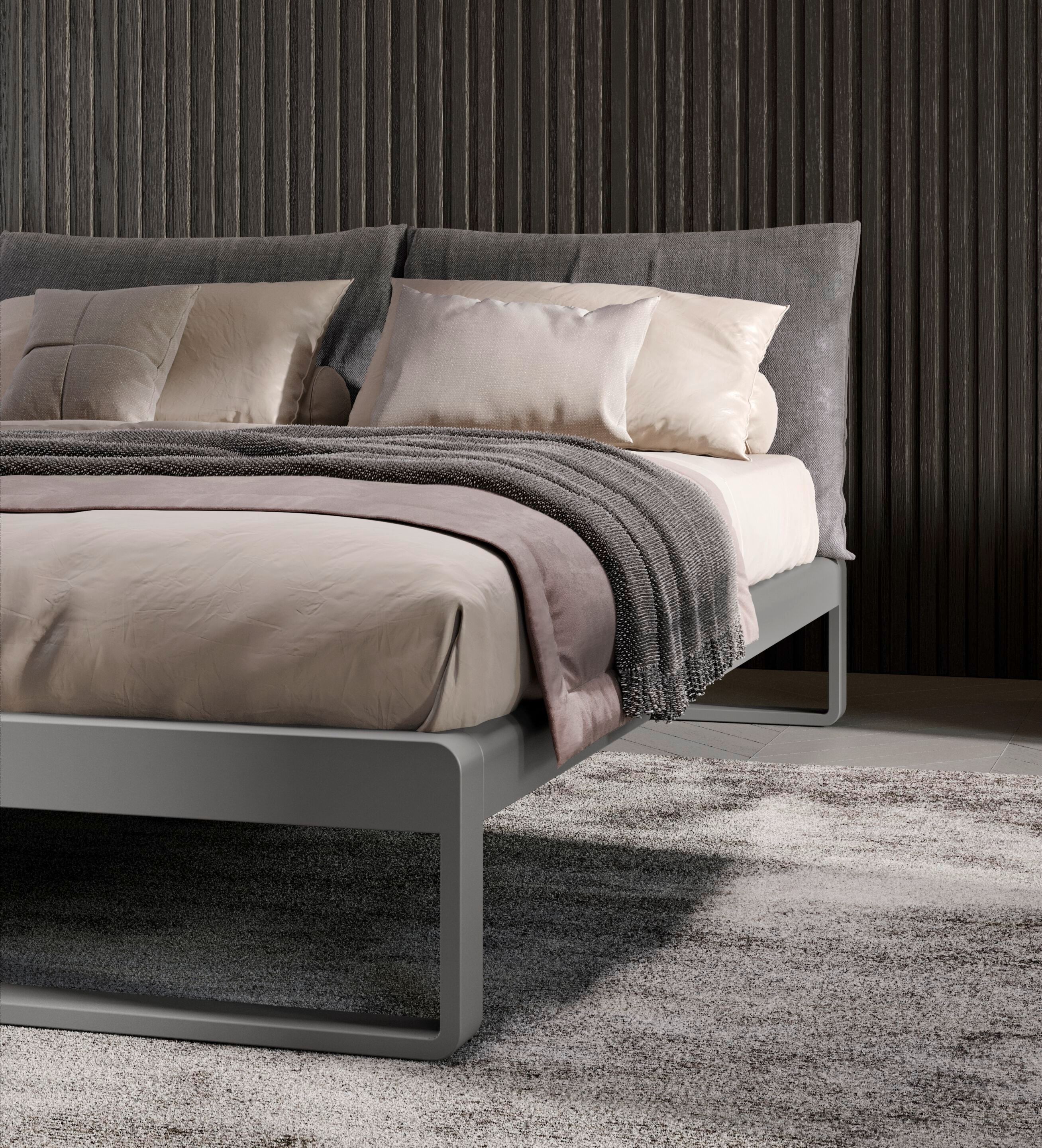 Деревянная двуспальная кровать Olivieri ARCH-00078374 - Вид №2