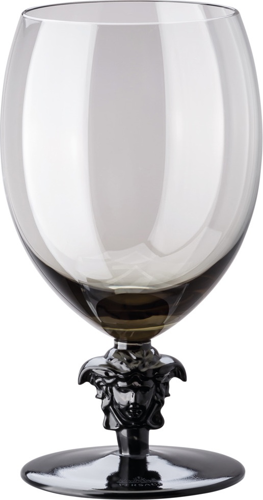 10640652 Rosenthal Versace Бокал для воды Rosenthal Versace Медуза Люмьер 474мл, стекло, дымчатый Стекло 