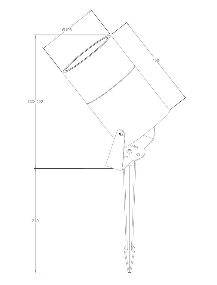 Алюминиевый светодиодный наружный прожектор Maytoni BERN ARCH-00065450 - Вид №15