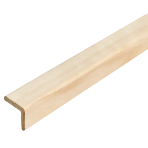 Уголок внутренний дерево сращенный 25x25x2000 мм осина сорт АА