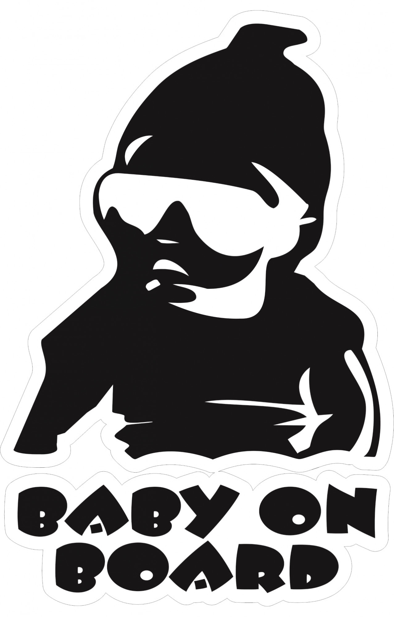68073 Знак "Baby on board"  Знаки для автомобиля размер 170 х 110 Спецодежда 