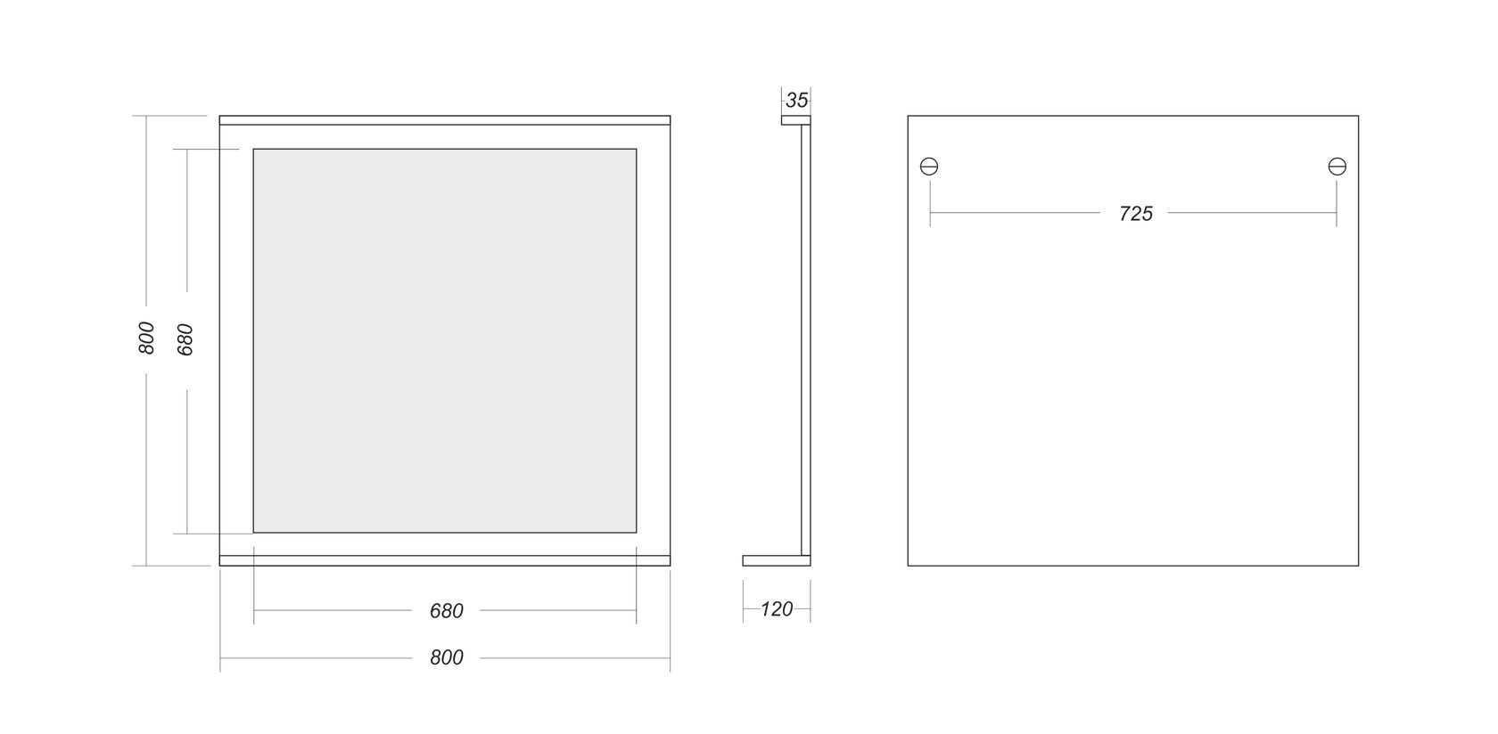 Мебельный комплект«Classic 80» SANITA LUXE CLSSLCW80011W1 - Вид №2