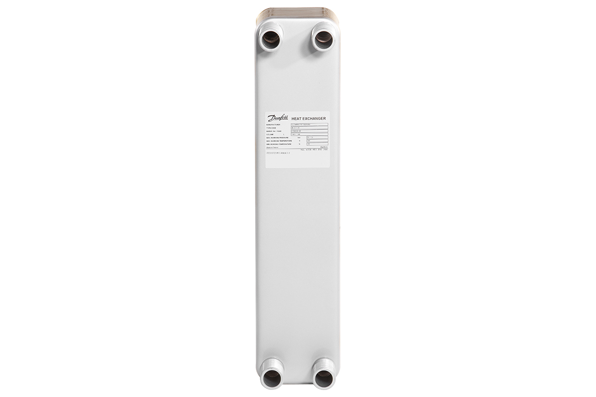 Danfoss Паяный пластинчатый теплообменник серии XB37 XB 37H-1 80 PN25 Паяный ТО 004H7310  - Вид №2