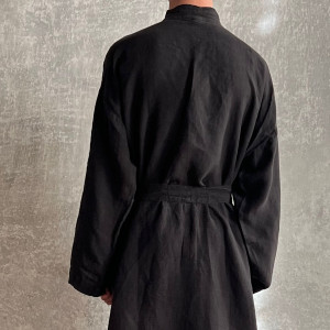 Льняной халат