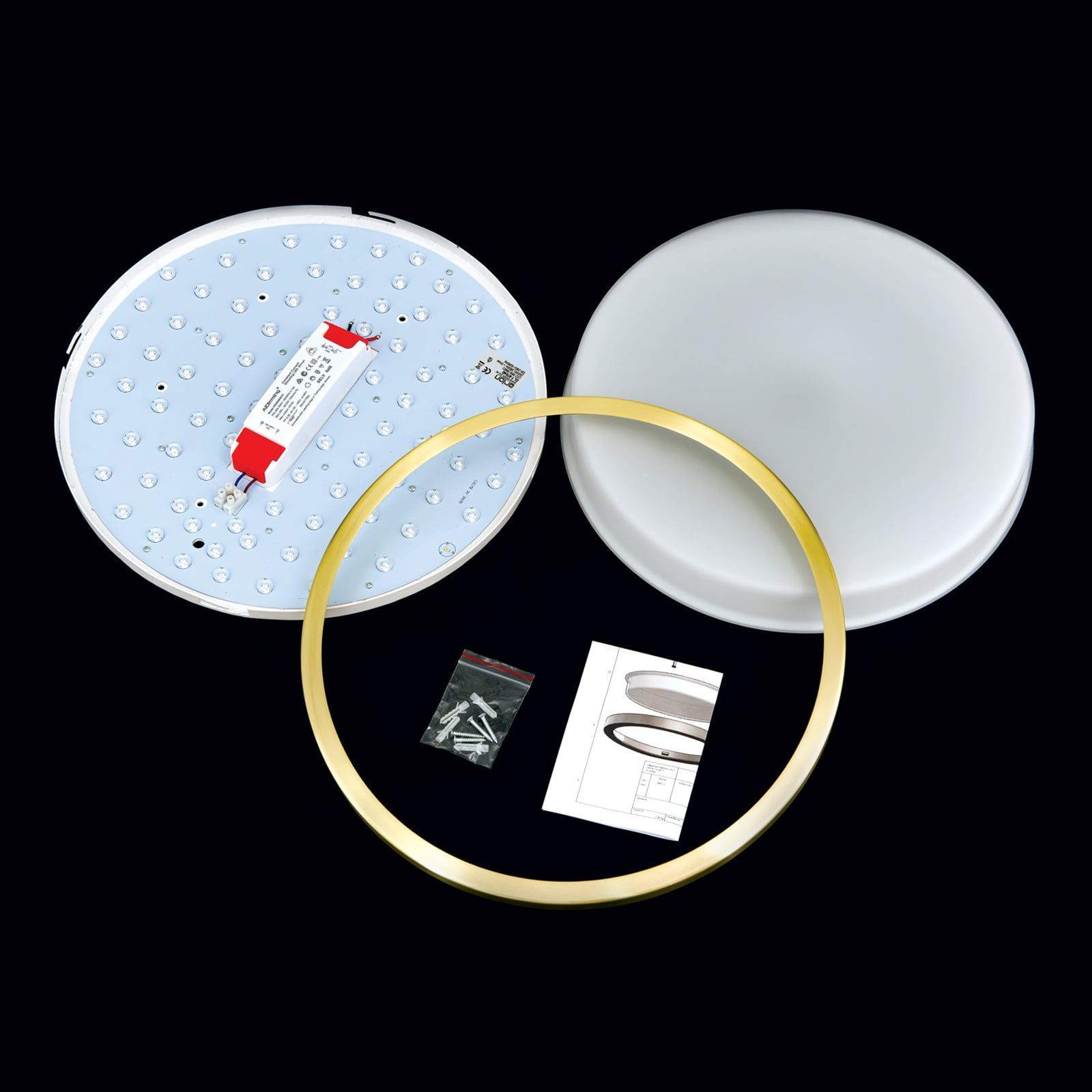 Стеклянный светодиодный потолочный светильник Orion Lerox ARCH-00076009 - Вид №96