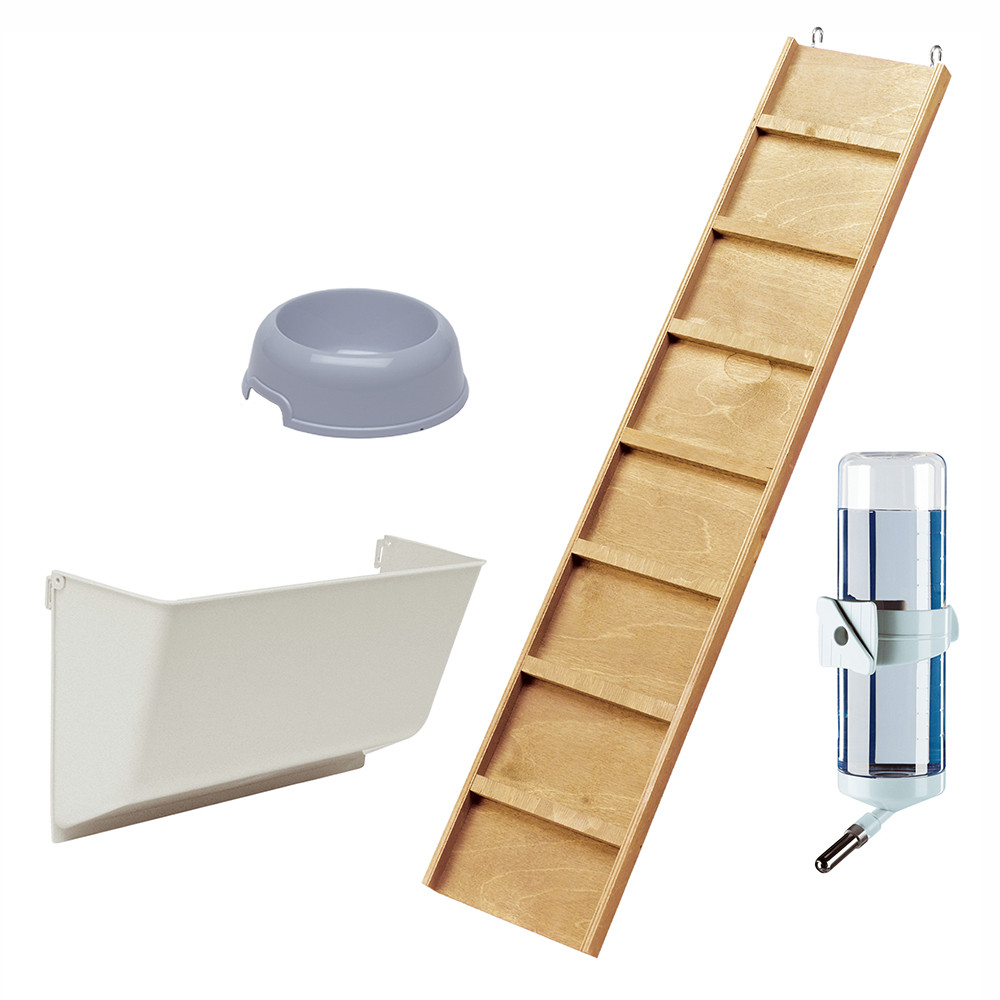 ПР0022463 Клетка для грызунов RANCH 120 PLUS для содержания кроликов на улице, деревянная 117x69x101см FERPLAST  - Вид №6