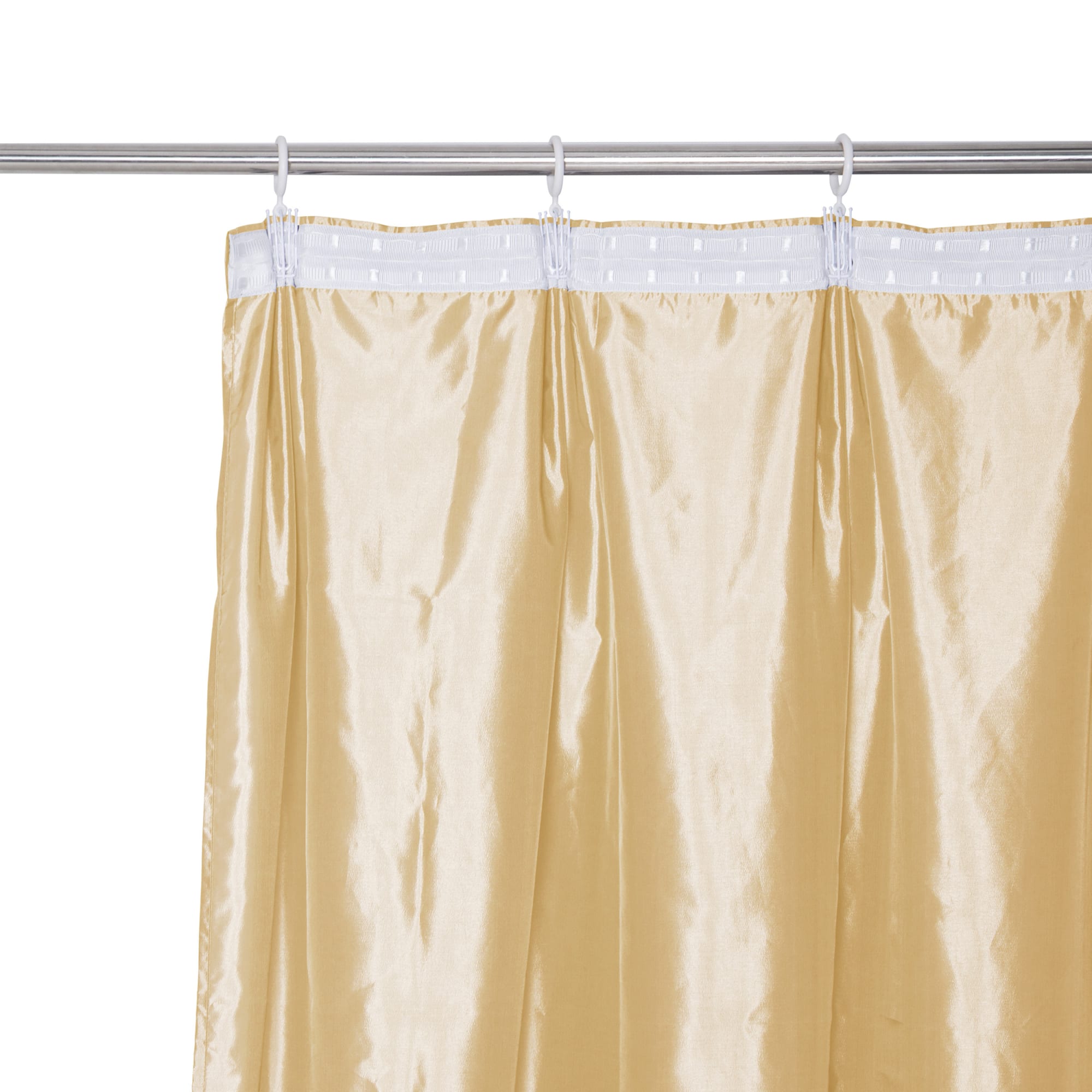 82111945 Штора на ленте «Taffy Gold», 140х260 см, однотон, цвет золотой Santreyd  - Вид №2