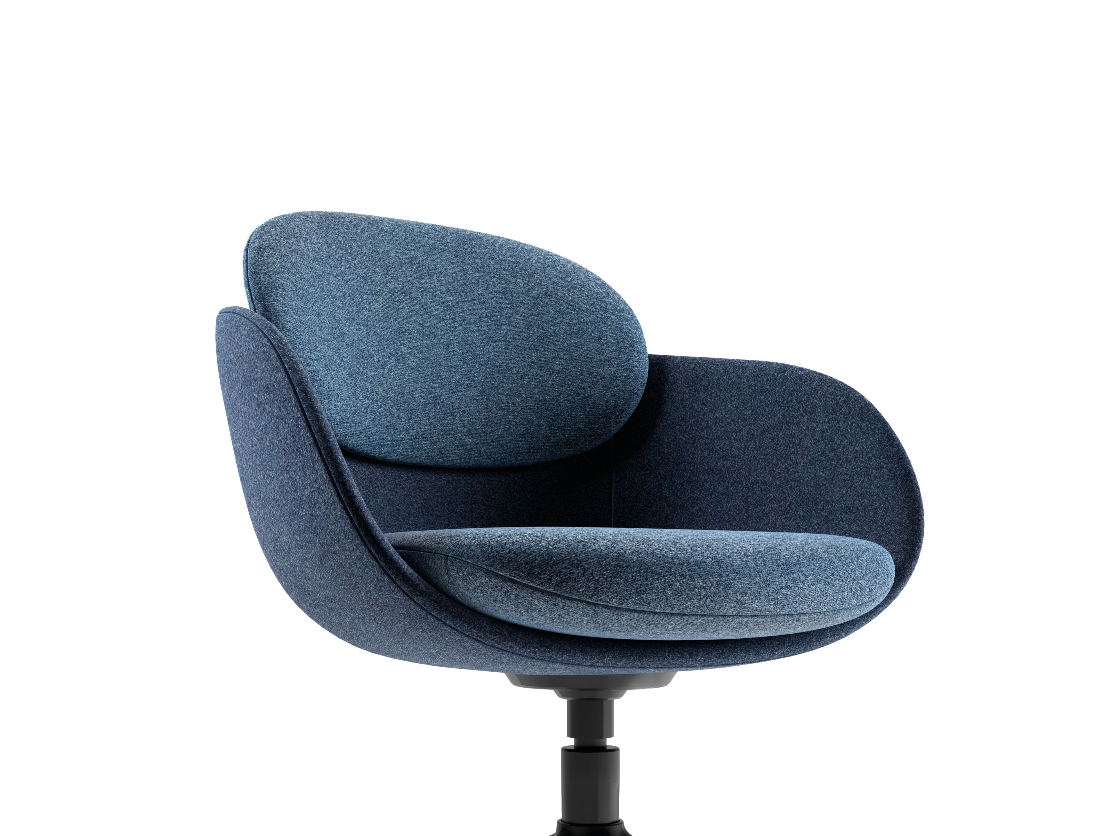 5-спицевое кожаное кресло с колесами и подлокотниками Innova Imbottiti Olie ARCH-00113867 - Вид №1