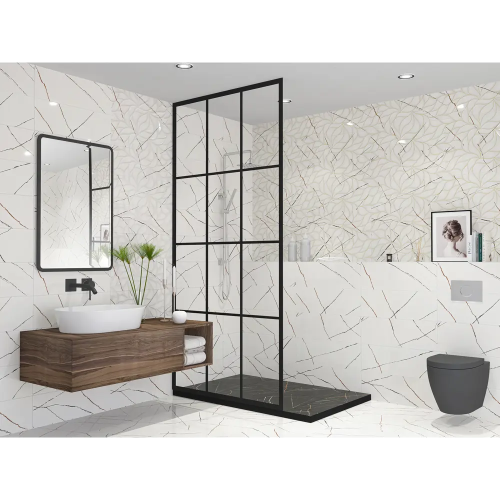 Декор настенный Eletto Ceramica Bianco Covelano Strut 24.2x70 см глянцевая цвет белый Santreyd STLM-2193502 - Вид №1
