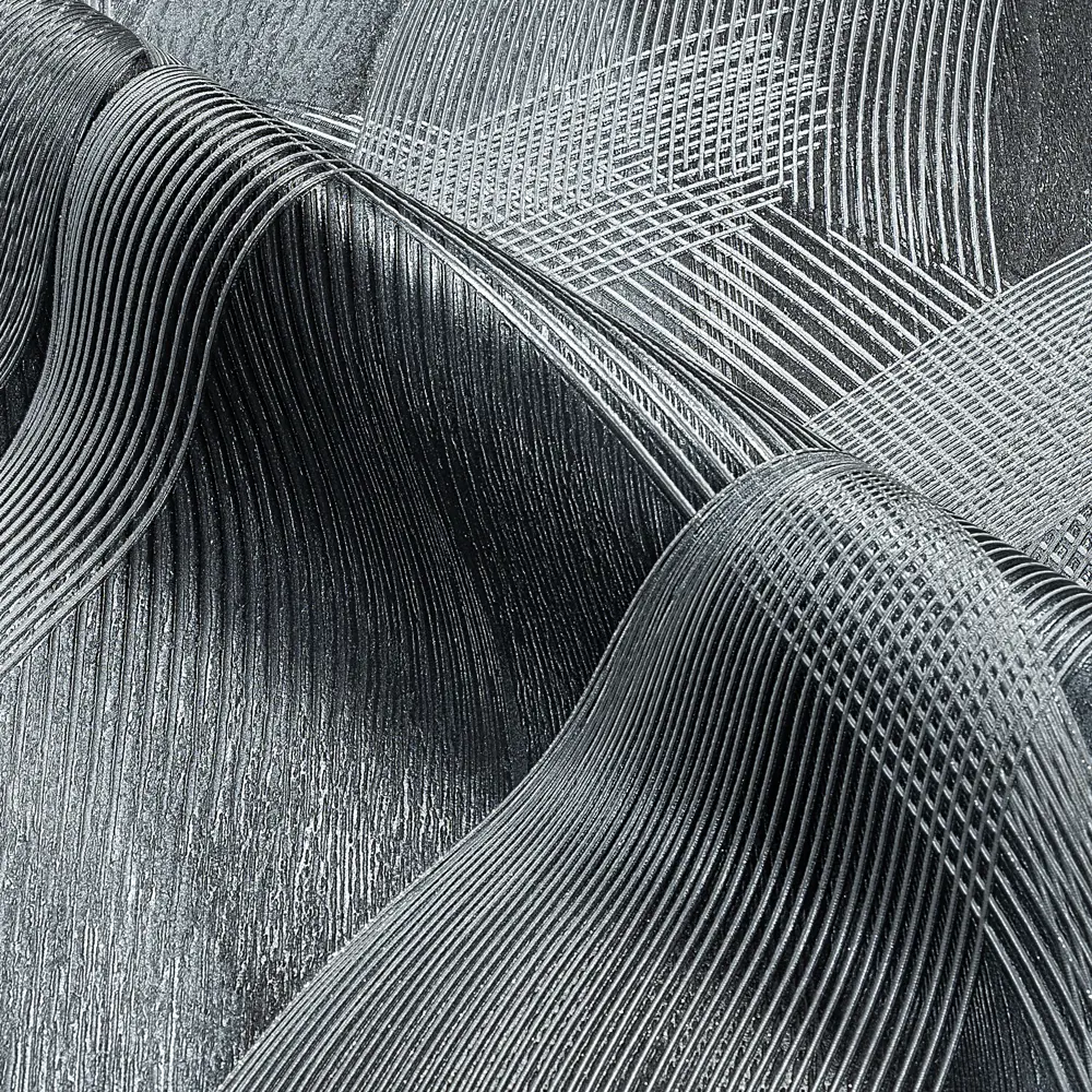 Обои флизелиновые Victoria Stenova Seoul темно-серые 1.06 м VS588619 STLM-2033601 - Вид №2