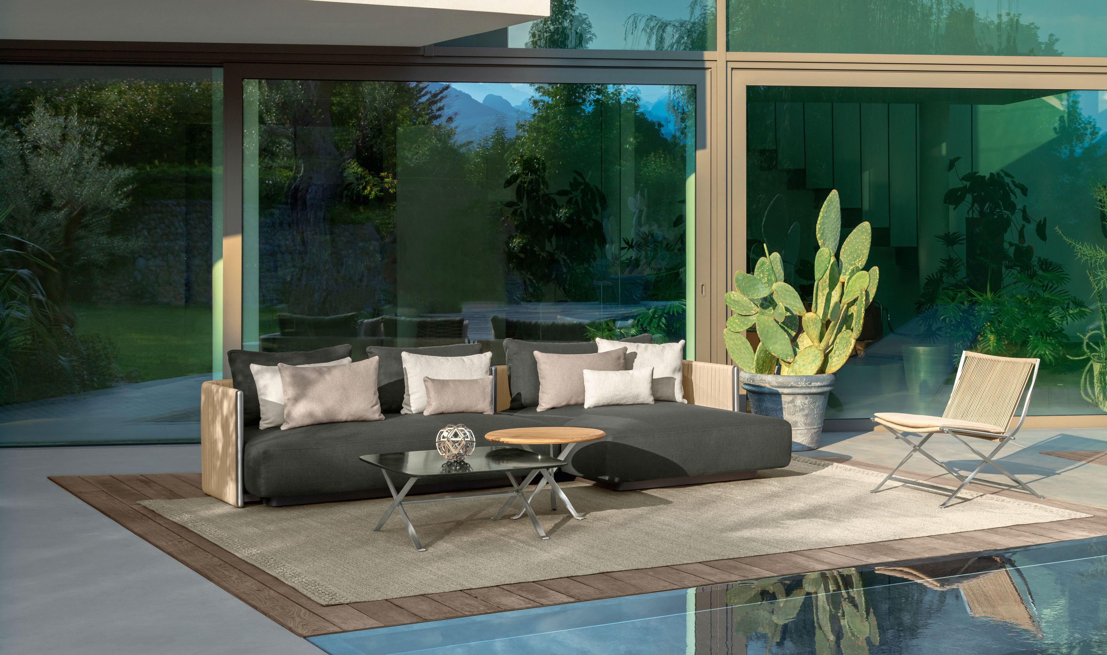 Морской веревочный складной садовый стул Talenti George ARCH-00065193 - Вид №1