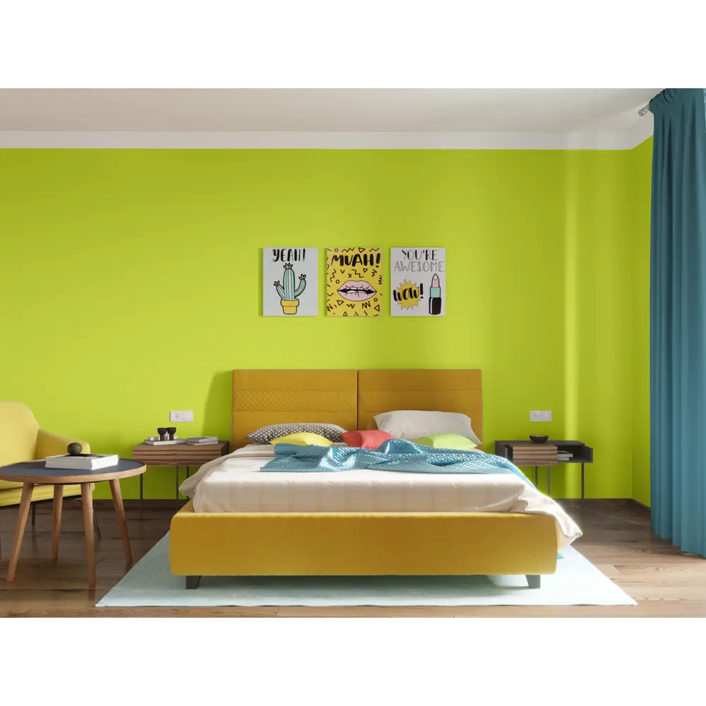 Краска для гостиной и офиса цвет лимонно-желтый 0.9 л 81963841 STLM-2085129 PARADE ICE  - Вид №4