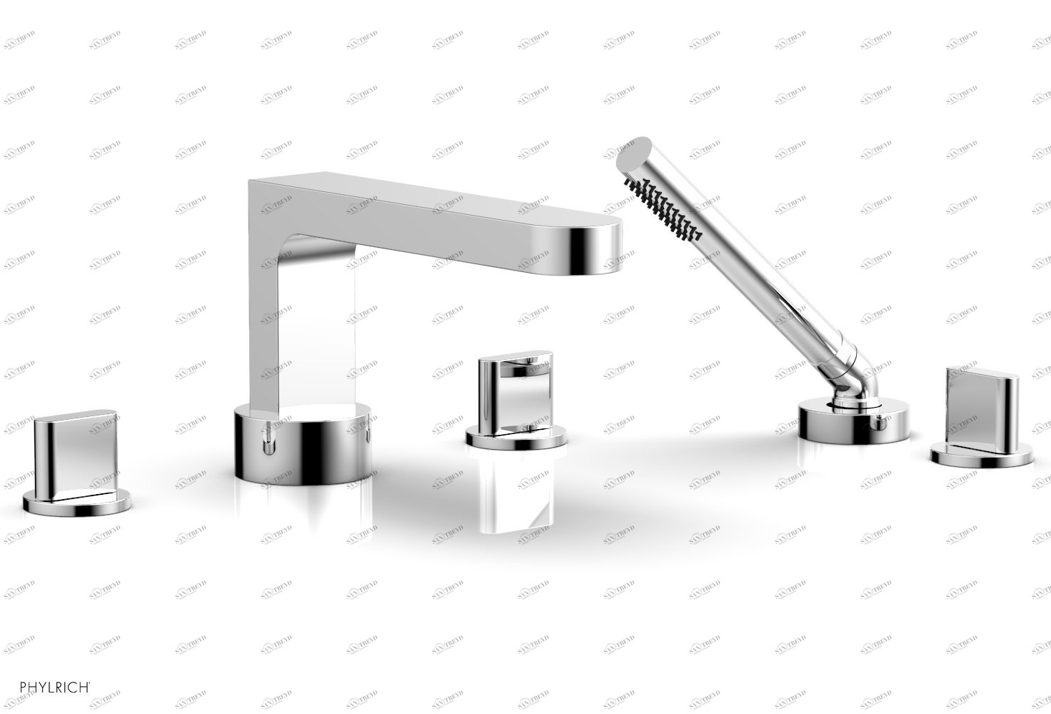 Смеситель для ванны ROND Phylrich  183-48-026 Хромированный 