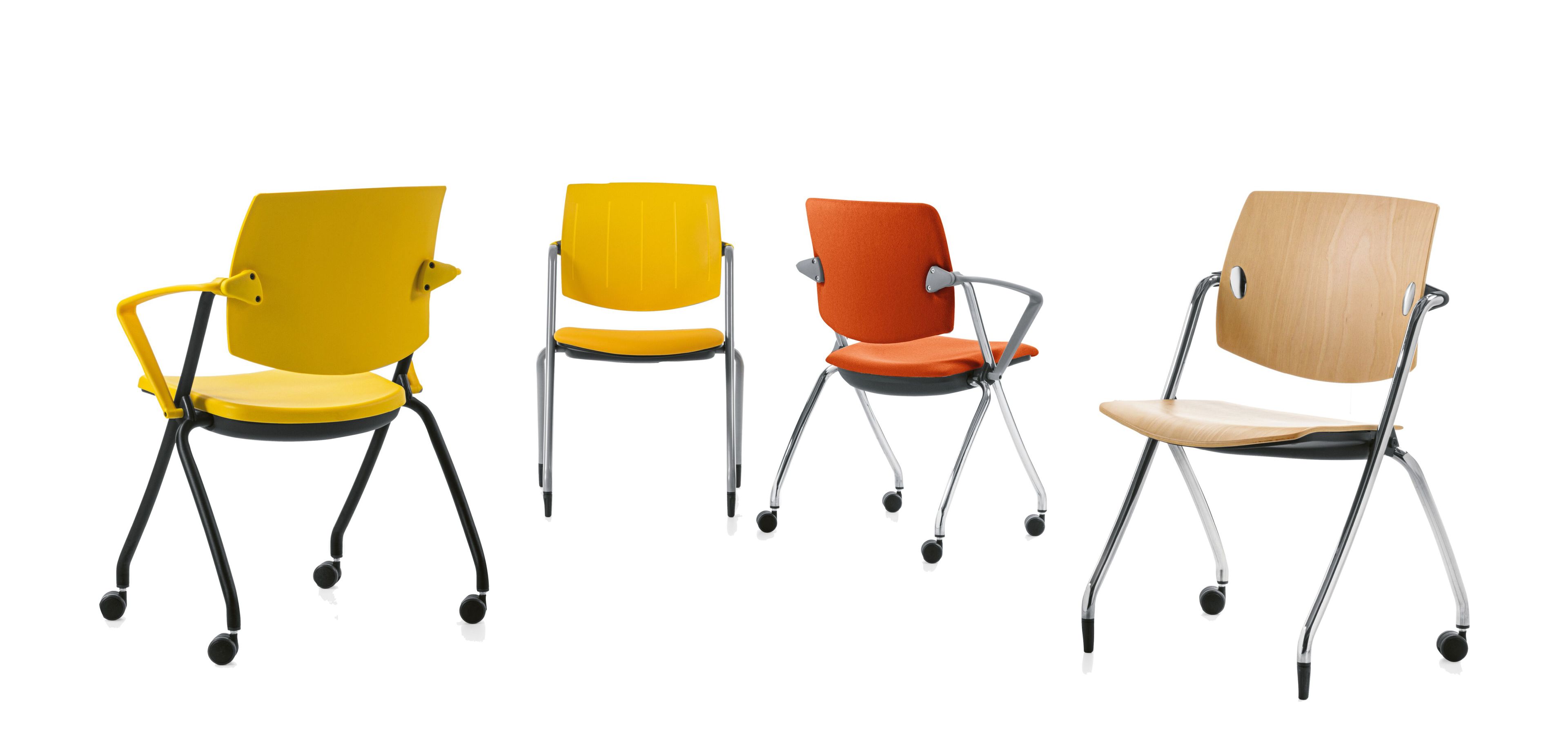 Стул с колесами с подлокотниками Sesta Q-Go ARCH-00143561 - Вид №4