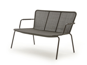 Плетеный алюминиевый сад штабелируемый диван