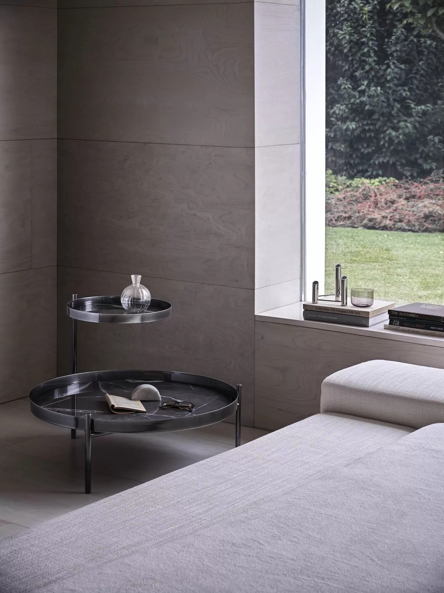 Стальной журнальный столик с столешницей SuperMarmo Bontempi Casa PLANET ARCH-00085079 - Вид №5