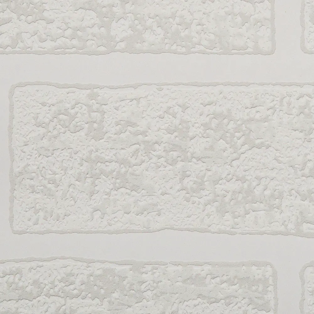Обои виниловые Ateliero Brick белые 0.53 м 38335-01 82137964 STLM-2095640 - Вид №1