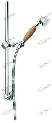 rvb Душевая штанга с гибкой насадкой для душа 1935 wood 8020.11.09-cc