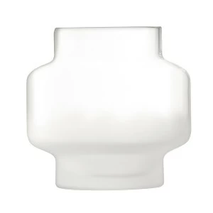 Ваза стеклянная белая 19 см Mist LSA INTERNATIONAL - 00-3880711 Белый