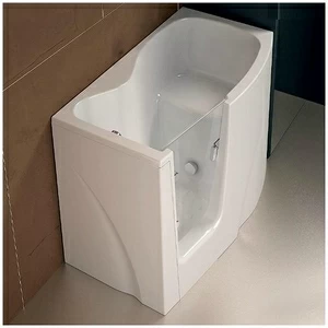 Ванна GRUPPO TREESSE GEN-Y V3411-DX угловая сидячая с дверью правосторонняя белая