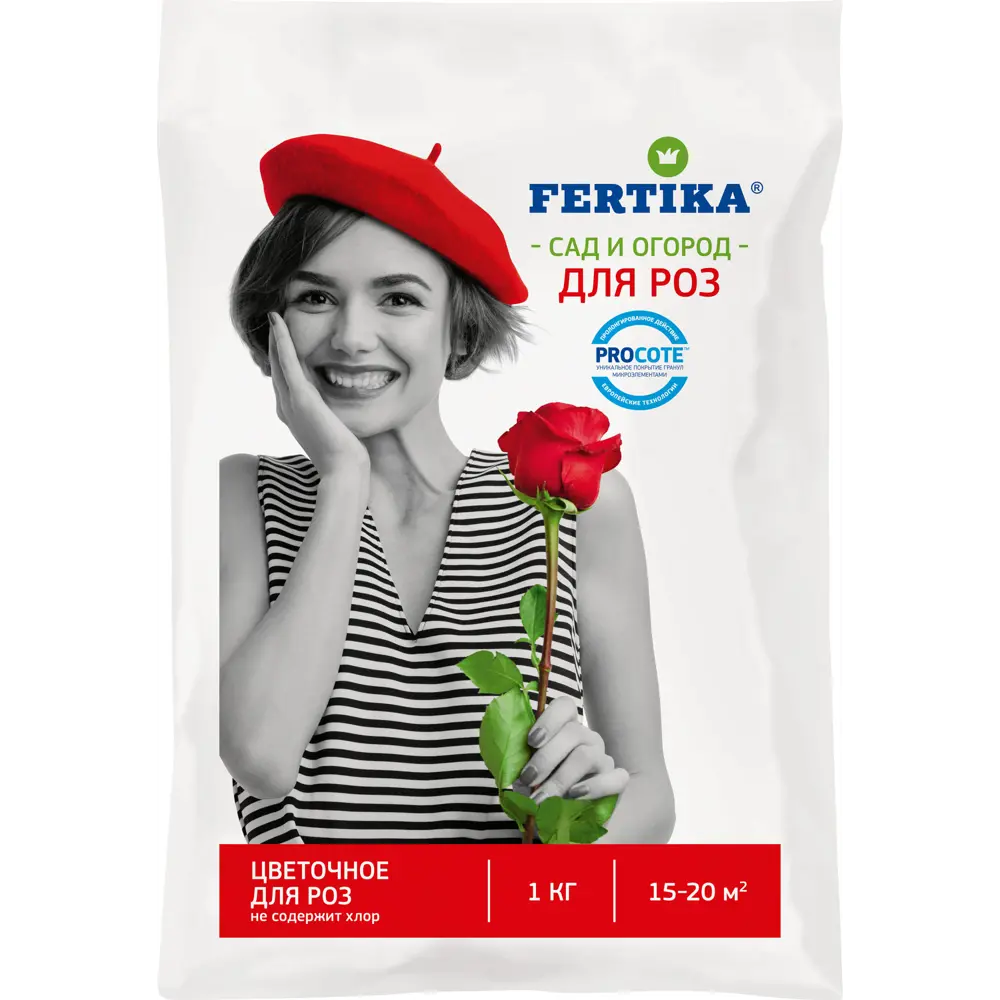 Удобрение Fertika Цветочное для роз 1 кг STLM-2056039