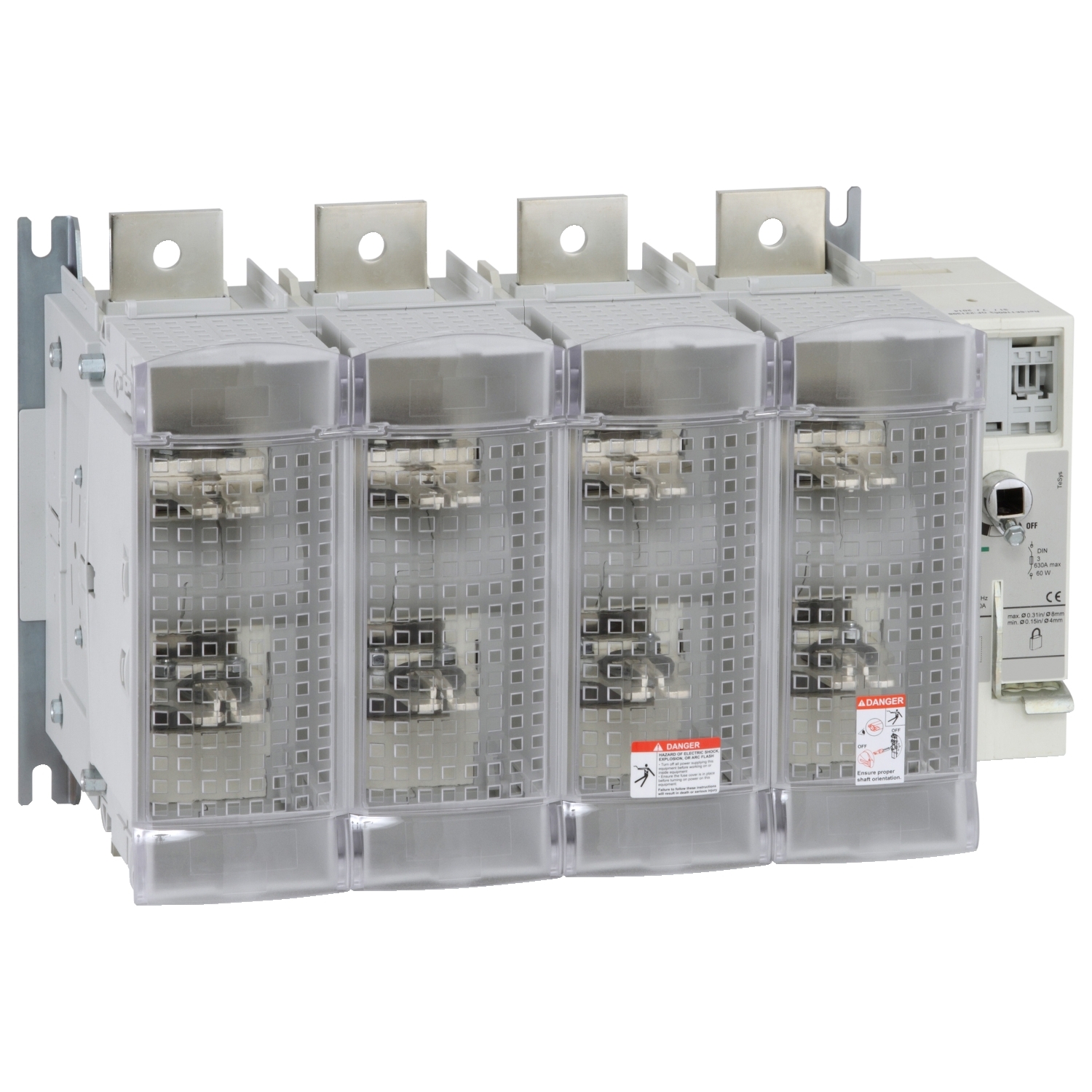 GS2V4 Рубильник с предохранителем GS 1250А 4P, 4 Schneider Electric TeSys 