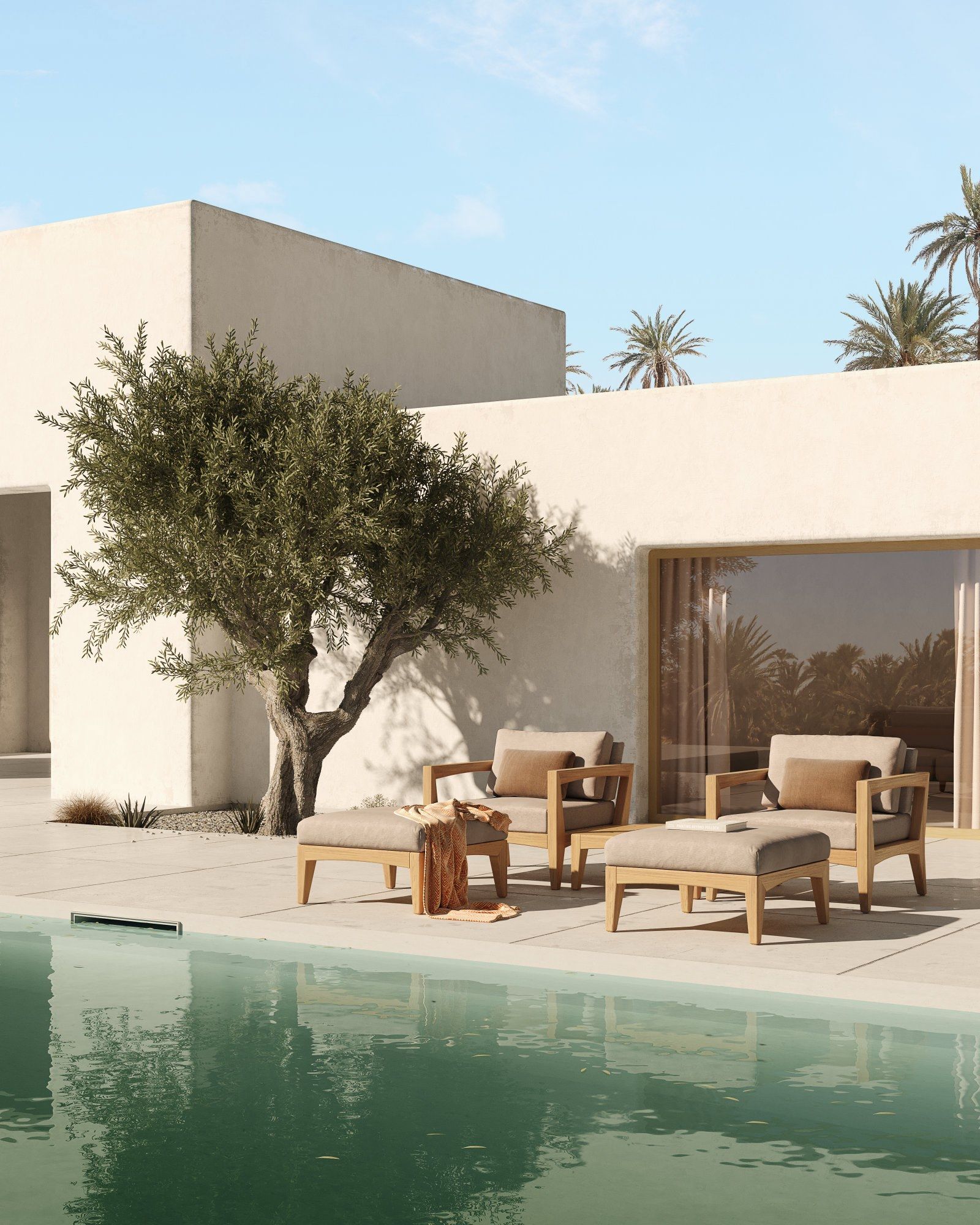 Ткань сад пуфик Royal Botania Zenhit lounge ARCH-00035482 - Вид №4