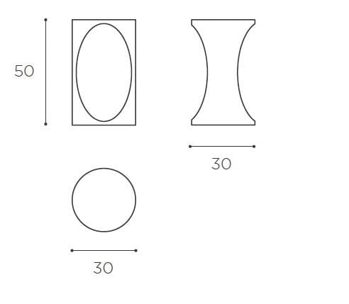 Высокий круглый мраморный журнальный столик EPÒNIMO Roll ARCH-00129418 - Вид №7