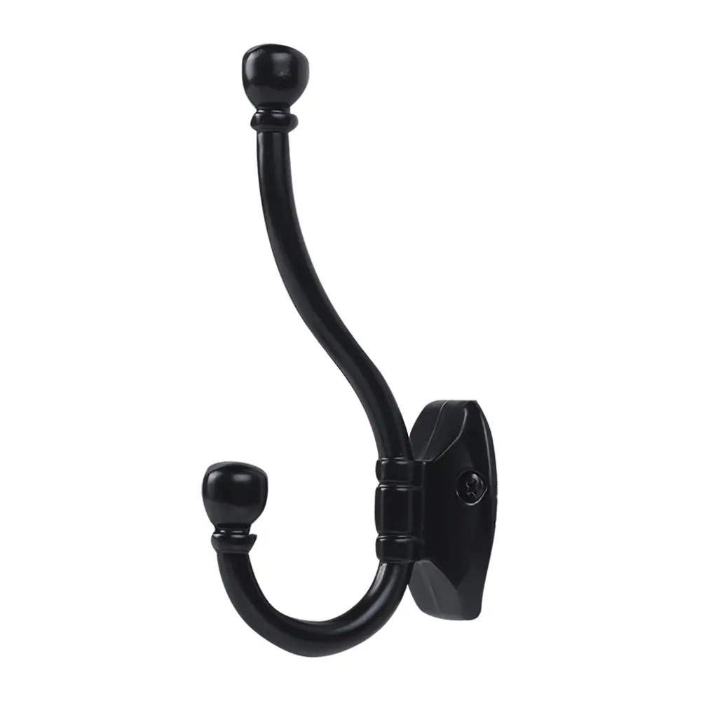 Крючок c шариком, металл, цвет чёрный LAMPLANDIA STLM-2072502