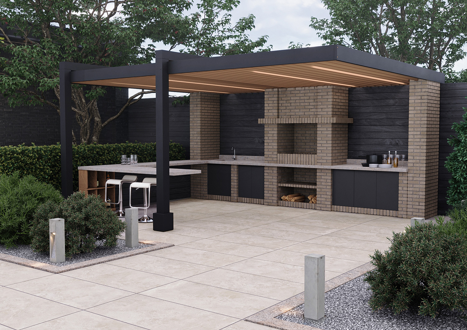 Элегантный керамогранит Antislip для вдохновляющих пространств STP-ST26 INCOLOR Antislip 120 - Вид №3